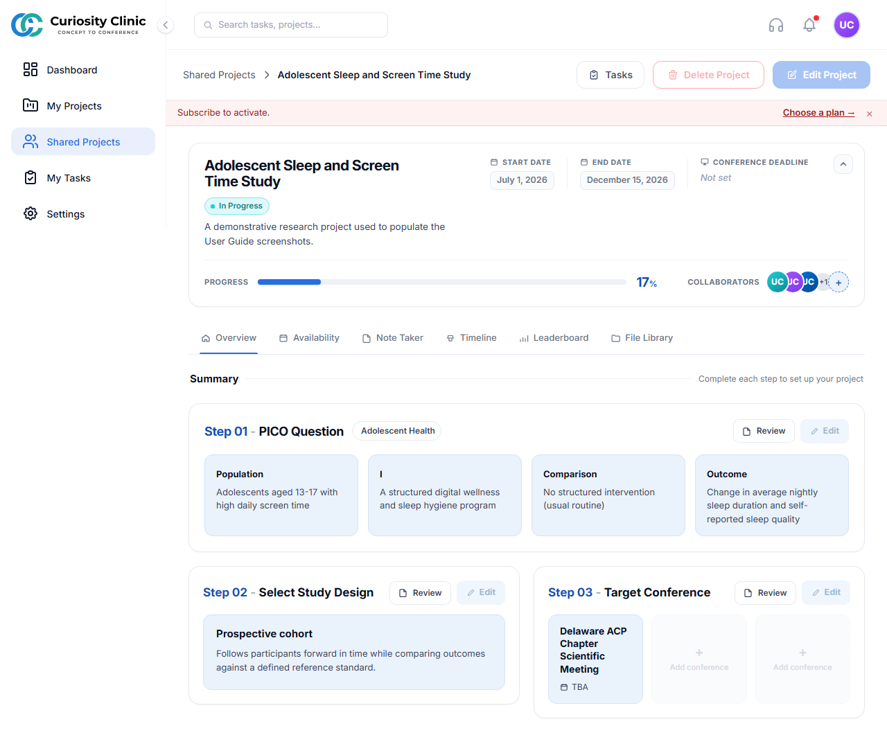 Project Overview, Guest